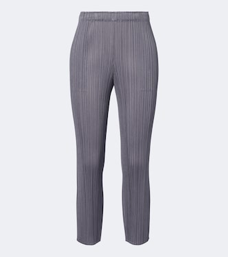 Basics 크롭 플리츠 슬림 팬츠 | Pleats Please Issey Miyake