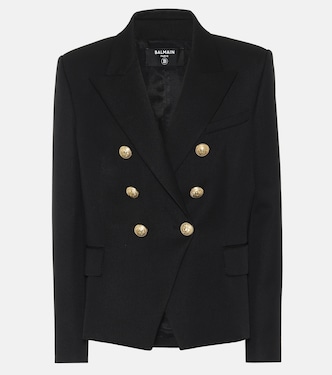 Double-breasted wool blazer | Balmain