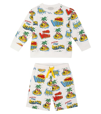 Printed cotton tracksuit | Stella McCartney Kids