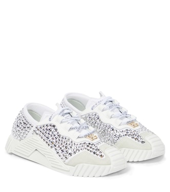 NS1 crystal-embellished sneakers | Dolce&Gabbana Kids