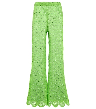 Pantalon évasé Nola en crochet | Rotate