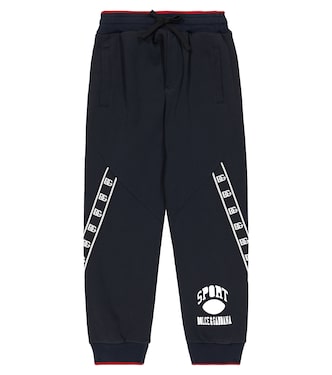 Logo cotton jersey sweatpants | Dolce&Gabbana Kids