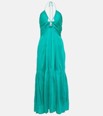 Robe midi Birona en coton et soie | Isabel Marant