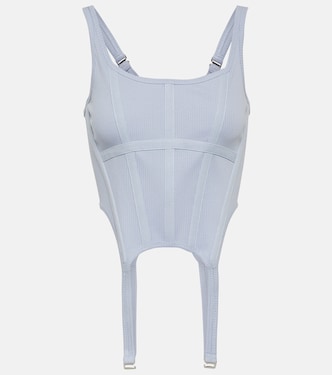 Cotton jersey bustier | Dion Lee