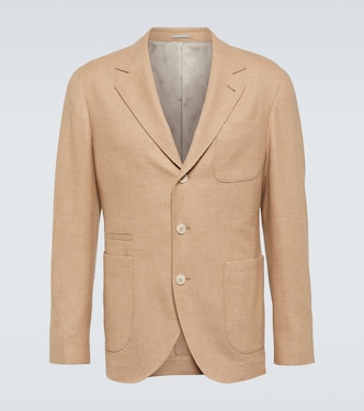 Blazer en laine, cachemire et soie | Brunello Cucinelli