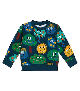 Baby printed cotton jersey sweatshirt | Stella McCartney Kids