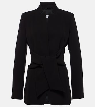 Blazer de cady con cinturón | Max Mara