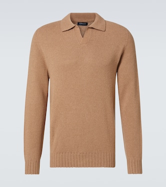 Cashmere polo sweater | Thom Sweeney