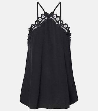 Elva embroidered crêpe top | Marant Etoile
