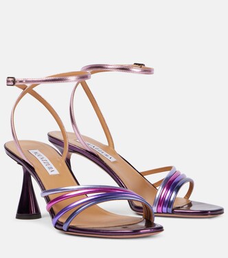 Latour 75 faux leather sandals | Aquazzura