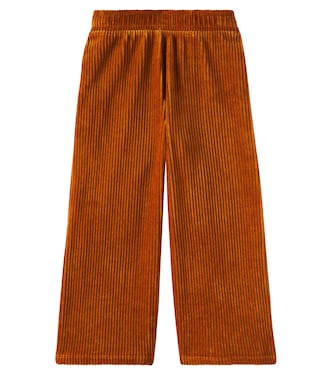 Cats cotton-blend corduroy straight pants | Mini Rodini