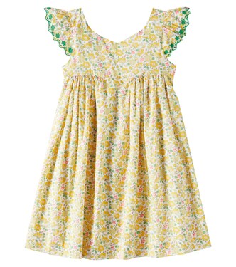 Emina floral cotton poplin dress | Bonpoint