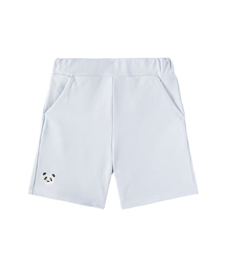 Ithri emrboidered cotton shorts | Donsje