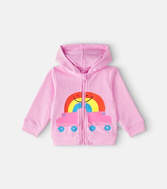 Baby printed cotton hoodie | Stella McCartney Kids