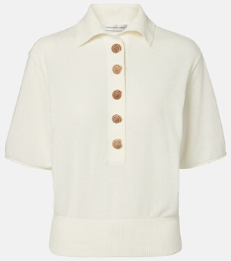 Top Sundial Shell en coton mélangé | Christopher Esber