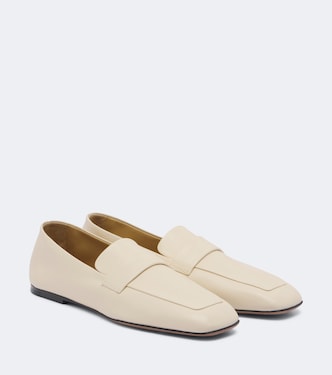 Soft leather loafers | The Row