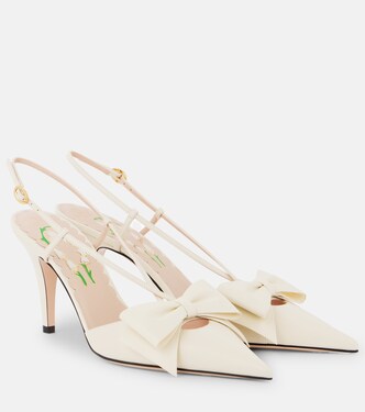 Escarpins slingback Bowow 85 en cuir | Valentino Garavani