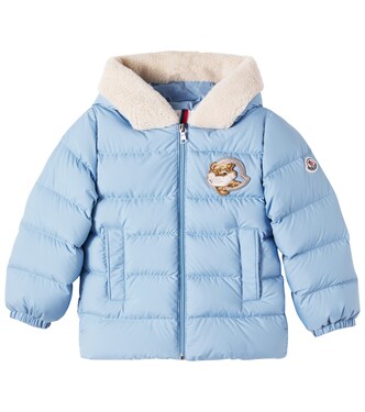 Baby Daunenjacke mit Teddyfleece | Moncler Enfant
