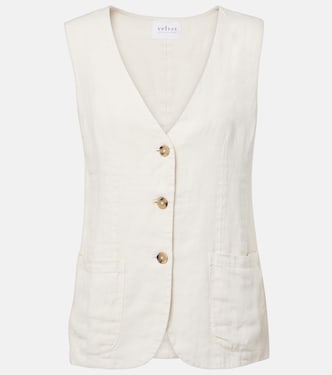 Acie linen vest | Velvet