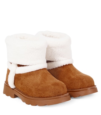 Shearling-lined ankle boots | Monnalisa