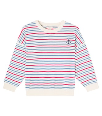 Mani striped cotton sweatshirt | Konges Sløjd