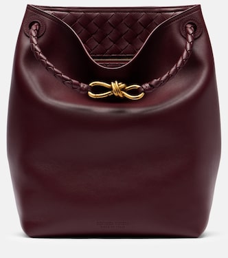 Andiamo Small leather bucket bag | Bottega Veneta