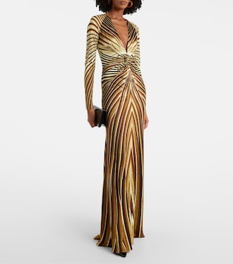 roberto cavalli long dresses Printed Maxi Dress perfect for important occasions Roberto Cavalli, Printed maxi dress,
