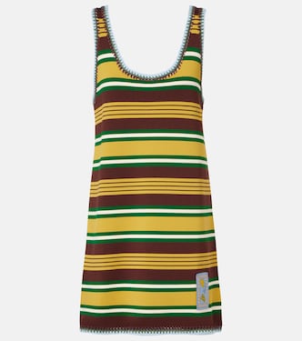 Clover striped knitted minidress | Alémais