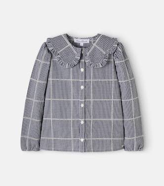 Bluse aus Baumwolle mit Spitze | Tartine et Chocolat