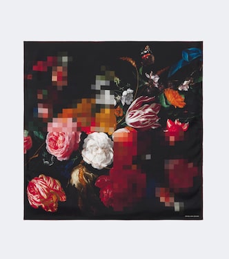 Bedruckter Schal aus Seidentwill | Dries Van Noten