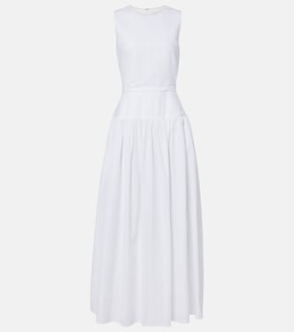 Maxikleid Ama aus Baumwollpopeline | Loulou de Saison