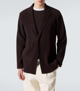 Tailored Pleats 2 blazer in black - Homme Plisse Issey Miyake