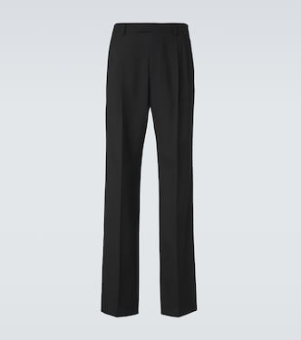 Virgin wool straight pants | Valentino