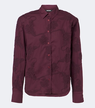 Embroidered cotton poplin shirt | Rotate