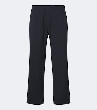 Pascale cotton-blend poplin straight pants | The Row
