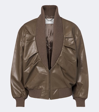 Zana leather bomber jacket | Victoria Beckham