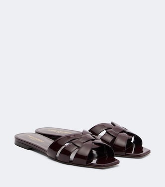 Patent leather sandals | Saint Laurent
