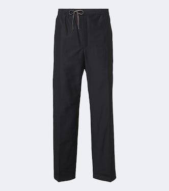 Pantaloni regular in misto cotone e seta | Maison Margiela