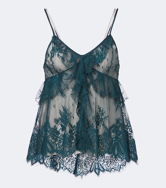 Top in pizzo con volant | Jacques Wei