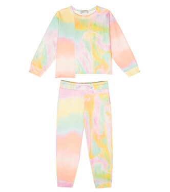 Set sweat-shirt et pantalon imprimé en coton | Stella McCartney Kids