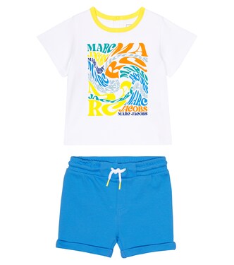 Baby cotton T-shirt and shorts set | Marc Jacobs Kids