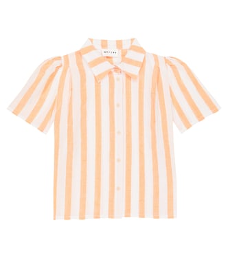 Star striped cotton and linen shirt | Morley