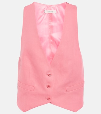 Colorful Lightness cotton and linen vest | Dorothee Schumacher