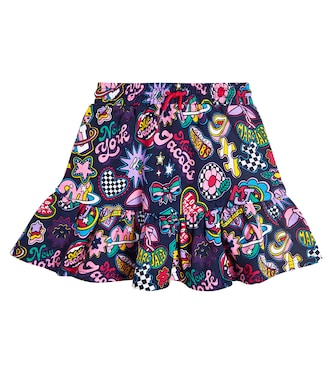Gonna in cotone con stampa | Marc Jacobs Kids