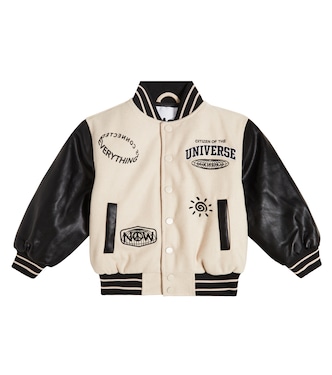 Hani wool-blend varsity jacket | Molo