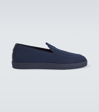 Canvas slip-on shoes | Giorgio Armani