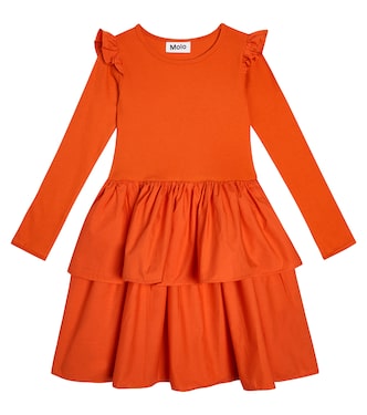 Cathi tiered cotton-blend dress | Molo