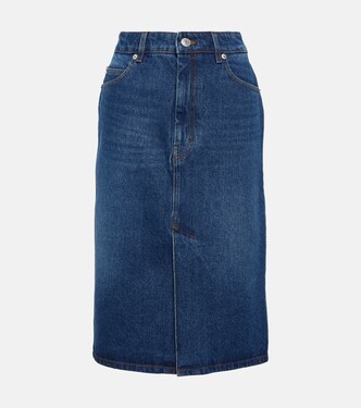 Denim pencil skirt | Ami Paris
