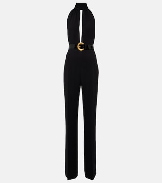 Halterneck sable jumpsuit | Tom Ford
