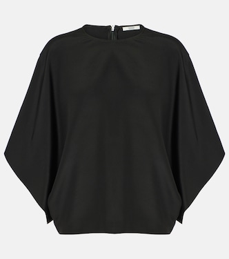 Tenley draped silk top | Fforme